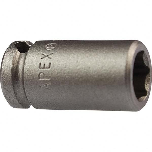 Apex - Impact Sockets Drive Size (Inch): 1/4 Size (Inch): 1/4 - Makers Industrial Supply