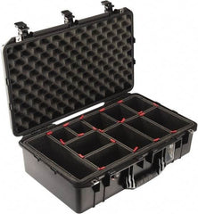 Pelican Products, Inc. - 15-15/32" Wide x 8-15/64" High, Aircase w/Divider - Black - Makers Industrial Supply