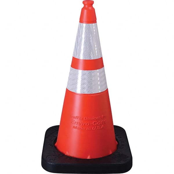 VizCon - Traffic Cones Type: Cone Color: Fluorescent Orange - Makers Industrial Supply