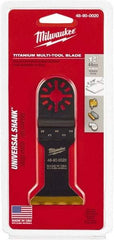 Milwaukee Tool - Rotary Multi-Material Blade - 1-3/4" Cutting Diam, TiAlN Finish, Use with Milwaukee Multi-Tool - Makers Industrial Supply