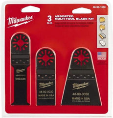 Milwaukee Tool - Rotary Multi-Material Blade - 2-1/2" Cutting Diam, Black Oxide Finish, Use with Milwaukee Multi-Tool - Makers Industrial Supply