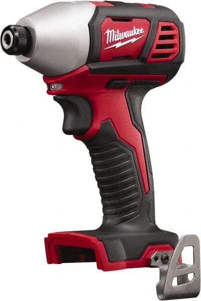 Milwaukee Tool - 18 Volt, 1/4" Drive, 125 Ft/Lb Torque, Cordless Impact Driver - Pistol Grip Handle, 2750 RPM, Lithium-Ion, Bare Tool - Makers Industrial Supply