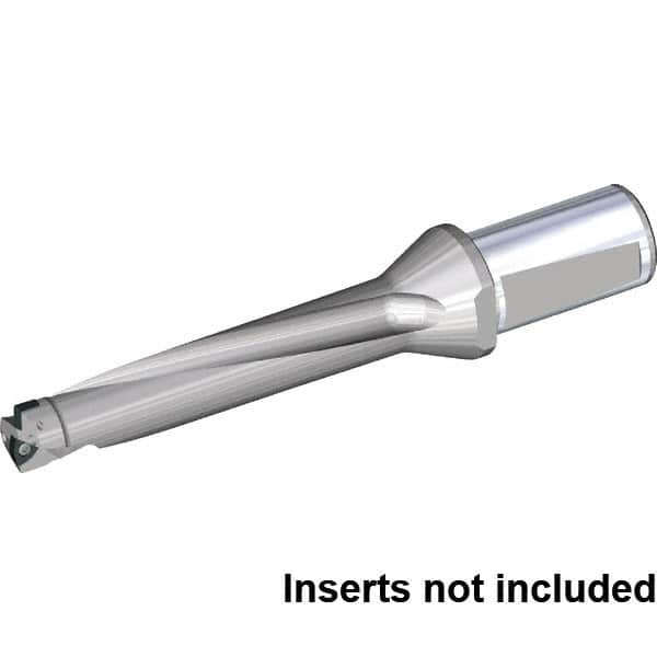 Kennametal - 7.6772" Max Drill Depth, 5xD, 1.5354" Diam, Indexable Insert Drill - 2 Inserts, 32mm Shank Diam, Whistle Notch Shank - Makers Industrial Supply