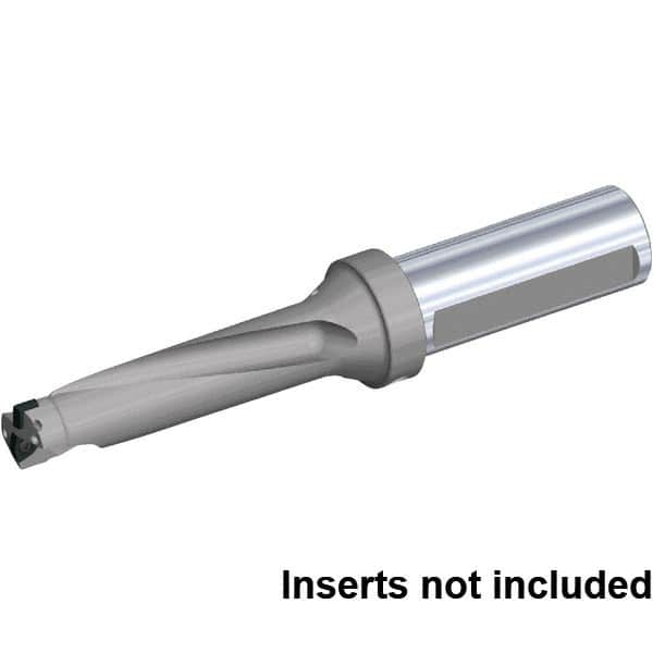 Kennametal - 5-1/2" Max Drill Depth, 4xD, 1-3/8" Diam, Indexable Insert Drill - 2 Inserts, 1-1/4" Shank Diam, Flange Shank - Makers Industrial Supply