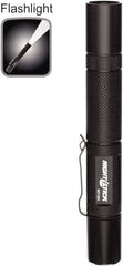 Bayco - LED Bulb, Industrial/Tactical Flashlight - Black Aluminum Body, AA Batteries - Makers Industrial Supply