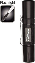 Bayco - LED Bulb, Industrial/Tactical Flashlight - Black Aluminum Body, AA Batteries - Makers Industrial Supply