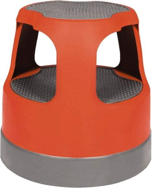 Cramer - 14-1/2" High, Red Scooter Stool - High Density Plastic, 300 Lb Capacity, Type IA Industry Rating - Makers Industrial Supply