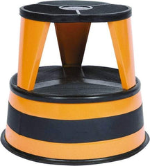 Cramer - 14-1/2" High, Orange Step Stool - Steel, 350 Lb Capacity, Type 1AA Industry Rating - Makers Industrial Supply