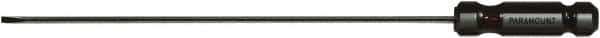 Paramount - 320mm OAL Cabinet Slotted Screwdriver - 250mm Blade Length, Round Shank, Acetate Handle - Makers Industrial Supply