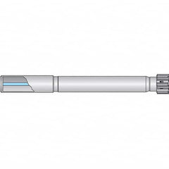 Allied Machine and Engineering - Axial Clamp Straight Shank Modular Reamer Body - Makers Industrial Supply