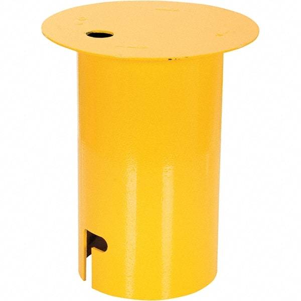 Vestil - 5-1/2" Sleeve Cover - Yellow, Steel, Smooth Surface - Makers Industrial Supply