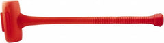 Paramount - 128 oz Head 2-3/4" Face Diam Polyurethane Soft Face Dead Blow Sledge Hammer - Makers Industrial Supply