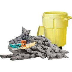 Brady SPC Sorbents - 38 Gal Capacity Universal Spill Kit - 55 Gal Polyethylene Drum - Makers Industrial Supply