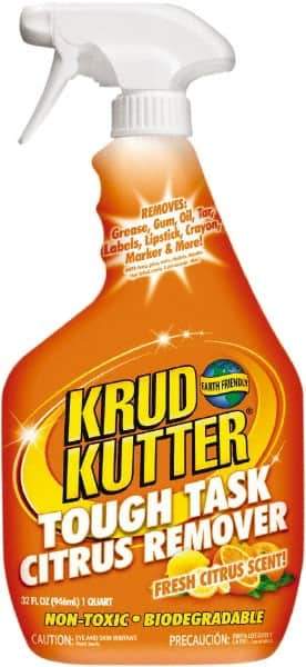 Krud Kutter - 32 oz Spray Bottle Cleaner/Degreaser - Liquid, Biodegradable, Citrus - Makers Industrial Supply