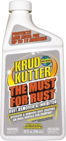 Krud Kutter - 32 oz Spray Bottle Rust Remover - VOC Content g/L 45, Removes Rust Deposits - Makers Industrial Supply