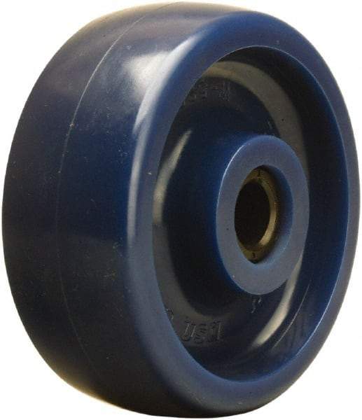 Hamilton - 5 Inch Diameter x 2 Inch Wide, Polyurethane Caster Wheel - 900 Lb. Capacity, 2-3/16 Inch Hub Length, 3/4 Inch Axle Diameter, Delrin Bearing - Makers Industrial Supply