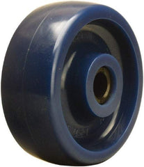 Hamilton - 5 Inch Diameter x 2 Inch Wide, Polyurethane Caster Wheel - 900 Lb. Capacity, 2-3/16 Inch Hub Length, 1/2 Inch Axle Diameter, Straight Roller Bearing - Makers Industrial Supply