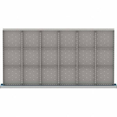 LISTA - 18-Compartment Drawer Divider Layout for 3.15" High Drawers - Makers Industrial Supply