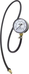 General - 2-1/2" Dial, 3/8 Thread, 0-35 Scale Range, Pressure Gauge - Thread Connection Mount, Accurate to ±1.5% of Full-Scale Range of Scale - Makers Industrial Supply