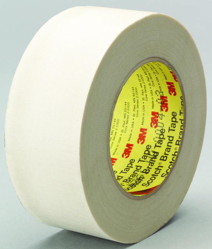 List 361 1/2" x 60 yds Glass Cloth Tape - White - Makers Industrial Supply