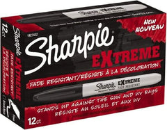 Sharpie - Black Permanent Marker - Fine Felt Tip, AP Nontoxic Ink - Makers Industrial Supply