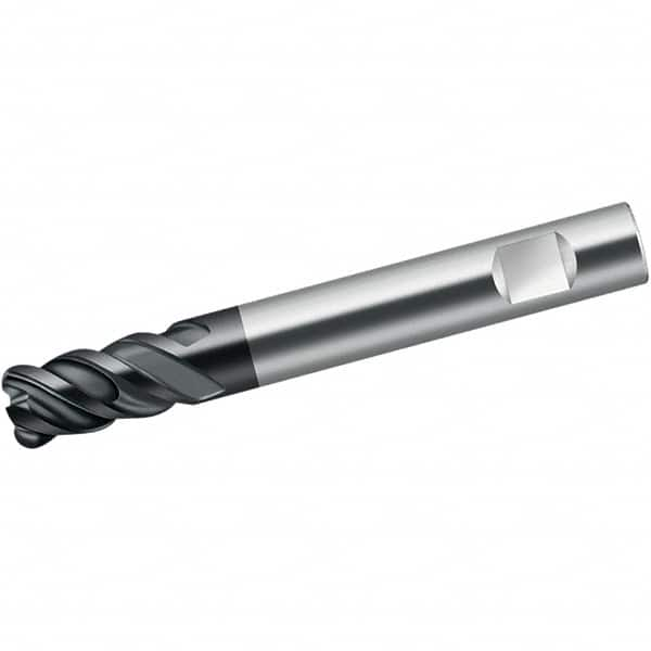 Walter-Prototyp - 10mm, 4 Flute, Single End, Solid Carbide, 1mm Corner Radius End Mill - 72mm OAL, 50° Helix, Right Hand Flute, 22mm LOC, Right Hand Cut - Makers Industrial Supply