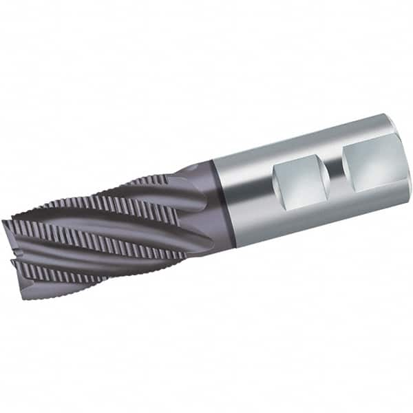 Walter-Prototyp - 11mm Diam, 22mm LOC, 3 Flute Powdered Metal Roughing Square End Mill - AlCrN Finish, 79mm OAL, 12mm Shank Diam, Single End, Centercutting, 35° Helix - Makers Industrial Supply