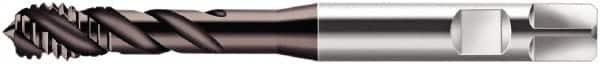 Walter-Prototyp - M16x1.50 Metric Fine 4 Flute 6HX Modified Bottoming Spiral Flute Tap - Cobalt, Hardlube Finish, 100mm OAL, Right Hand Flute, Right Hand Thread, Series S2156302 - Makers Industrial Supply