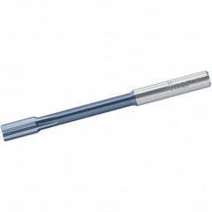 Chucking Reamer: 0.3154″ Dia, 3.937″ OAL, 0.6299″ Flute Length, Straight Shank, Solid Carbide 6 Flute, RH