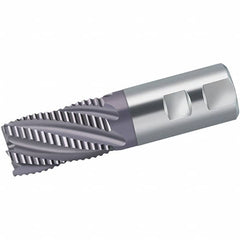 Walter-Prototyp - 14mm Diam, 26mm LOC, 4 Flute Powdered Metal Roughing Square End Mill - AlCrN Finish, 83mm OAL, 12mm Shank Diam, Single End, Extended Reach, Centercutting, 35° Helix - Makers Industrial Supply