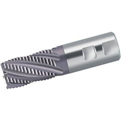 Walter-Prototyp - 12mm Diam, 26mm LOC, 4 Flute Powdered Metal Roughing Square End Mill - AlCrN Finish, 83mm OAL, 12mm Shank Diam, Single End, Extended Reach, Centercutting, 35° Helix - Makers Industrial Supply