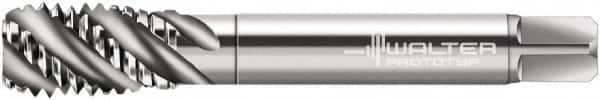 Walter-Prototyp - 3/4-16 UNF 4 Flute 2B Bottoming Spiral Flute Tap - Cobalt, Bright Finish, 4-1/4" OAL, Right Hand Flute, Right Hand Thread, Series A2356760 - Makers Industrial Supply