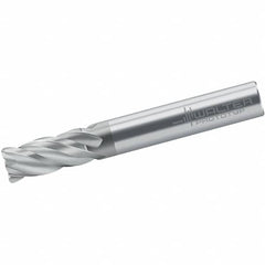 Walter-Prototyp - 8mm, 4 Flute, Single End, Solid Carbide, 1mm Corner Radius End Mill - 63mm OAL, Right Hand Flute, 19mm LOC, Right Hand Cut - Makers Industrial Supply