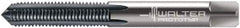 Walter-Prototyp - M3x0.50 Metric 6H 3 Flute TiCN Finish Solid Carbide Straight Flute Machine Tap - Modified Bottoming, Right Hand Thread, 56mm OAL, 10mm Thread Length, Oversize - Exact Industrial Supply