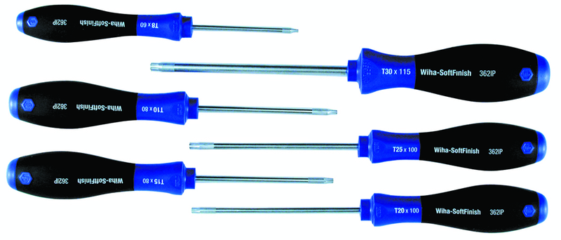 6 Piece - IP6; IP7; IP8; IP9; IP10; IP15 - TorxPlus SoftFinish® Cushion Grip Set - Makers Industrial Supply