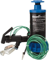 GoatThroat Pumps - 3/8" Outlet, 4 GPM, Polypropylene Hand Operated Transfer Pump - 56" OAL, For up to 55 Gal Drums, For Class I & II Flammable & Combustible Liquids - Makers Industrial Supply