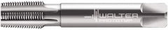 Walter-Prototyp - 1/2-14" BSPT, 5 Flutes, Modified Bottoming Chamfer, Bright Finish, Cobalt British Standard Pipe Tap - 0.6299" Shank Diam, 0.4724" Square Size, Series 24167 - Exact Industrial Supply