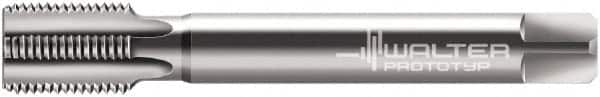 Walter-Prototyp - M22x1.50 Metric Fine 6HX 6 Flute Bright Finish Cobalt Straight Flute Machine Tap - Bottoming, Right Hand Thread, 125mm OAL, 24mm Thread Length, Oversize - Makers Industrial Supply