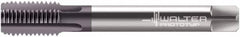 Walter-Prototyp - M8x1.00 Metric Fine 6HX 4 Flute Multilayer TiAlN Finish Solid Carbide Straight Flute Machine Tap - Modified Bottoming, Right Hand Thread, 90mm OAL, 12mm Thread Length, Oversize, Through Coolant - Makers Industrial Supply