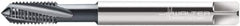 Walter-Prototyp - M4x0.70 Metric 3 Flute 6HX Modified Bottoming Spiral Flute Tap - Powdered Metal, TiCN Finish, 63mm OAL, Right Hand Flute, Right Hand Thread, Series 2041606 - Exact Industrial Supply