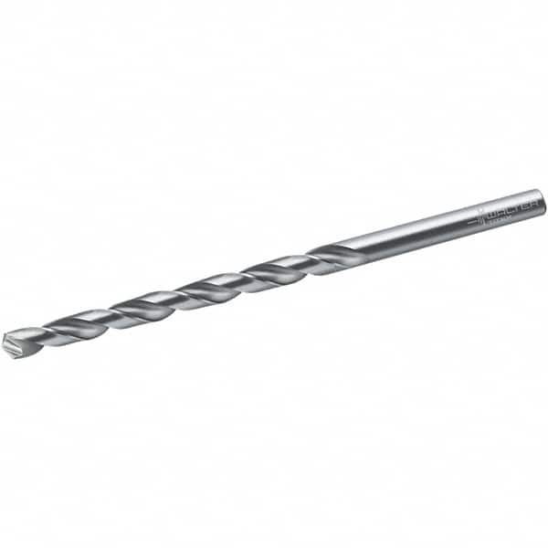 Walter-Titex - 8.8mm, 130° Point, Spiral Flute, Cobalt Taper Length Drill Bit - Bright Finish, 115mm Flute Length, 175mm OAL, Series A1544 - Makers Industrial Supply