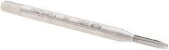 Walter-Prototyp - M1.4x0.30 Metric, 2 Flute, Bright Finish, Cobalt Spiral Point Tap - Plug Chamfer, Right Hand Thread, 40mm OAL, 6.5mm Thread Length, 2.5mm Shank Diam, 6H Class of Fit, Series P20210 - Exact Industrial Supply