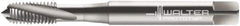 Walter-Prototyp - 3/8-16 UNC 3 Flute 2B Modified Bottoming Spiral Flute Tap - Cobalt, Bright Finish, 100mm OAL, Right Hand Flute, Right Hand Thread, Series 22410 - Makers Industrial Supply