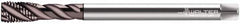 Walter-Prototyp - M8x1.25 Metric 3 Flute 6H Modified Bottoming Spiral Flute Tap - Cobalt, Bright Finish, 140mm OAL, Right Hand Flute, Right Hand Thread, Series P205683 - Exact Industrial Supply