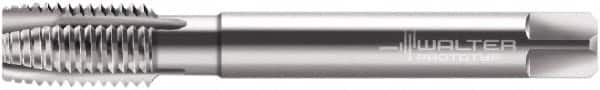 Walter-Prototyp - 7/8-9 BSW, 4 Flute, Bright Finish, Cobalt Spiral Point Tap - Plug Chamfer, Right Hand Thread, 140mm OAL, 30mm Thread Length, 18mm Shank Diam, Series P28360 - Exact Industrial Supply