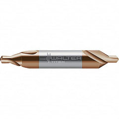 Walter-Titex - Metric Plain Cut 60° Incl Angle Solid Carbide Combo Drill & Countersink - Makers Industrial Supply