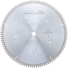 Amana Tool - 12" Diam, 5/8" Arbor Hole Diam, 100 Tooth Wet & Dry Cut Saw Blade - Carbide-Tipped, Clean Action, Standard Round Arbor - Makers Industrial Supply