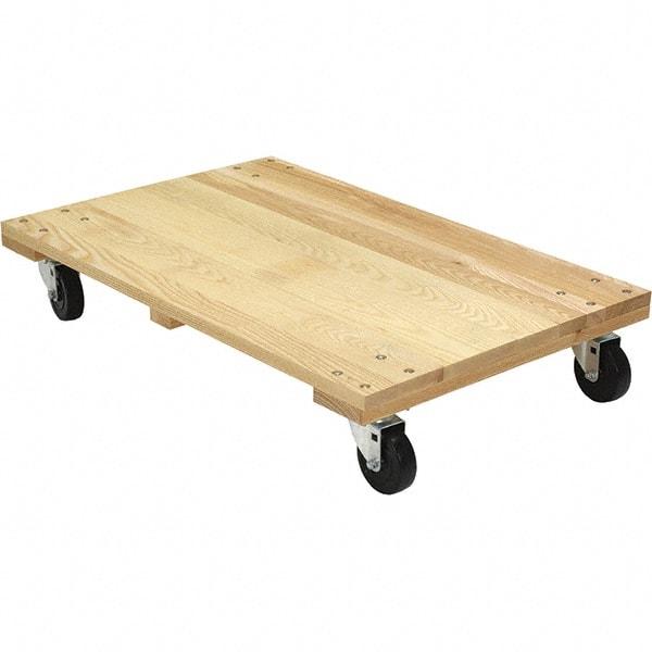 Vestil - 1,200 Lb Capacity Hardwood Dolly - 36" Long x 24" Wide - Makers Industrial Supply