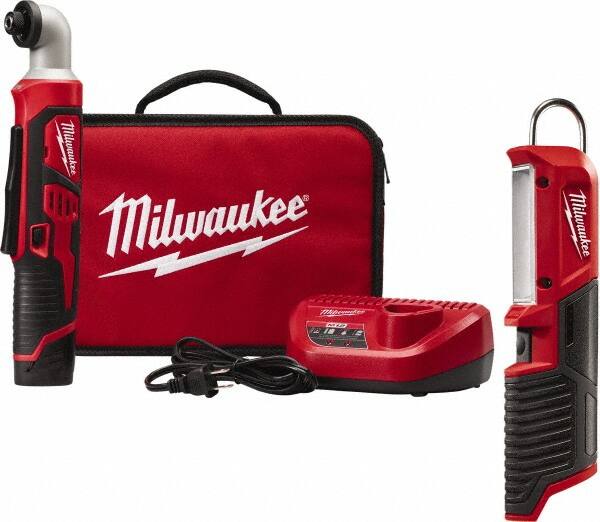 Milwaukee Tool - 12 Volt, 1/4" Drive, 50 Ft/Lb Torque, Cordless Impact Driver - 2425 RPM, 1 Lithium-Ion Battery Included - Makers Industrial Supply