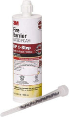 3M - 12.85 oz Cartridge Maroon Urethane Fire Barrier Foam - 120°F Max Operating Temp - Makers Industrial Supply